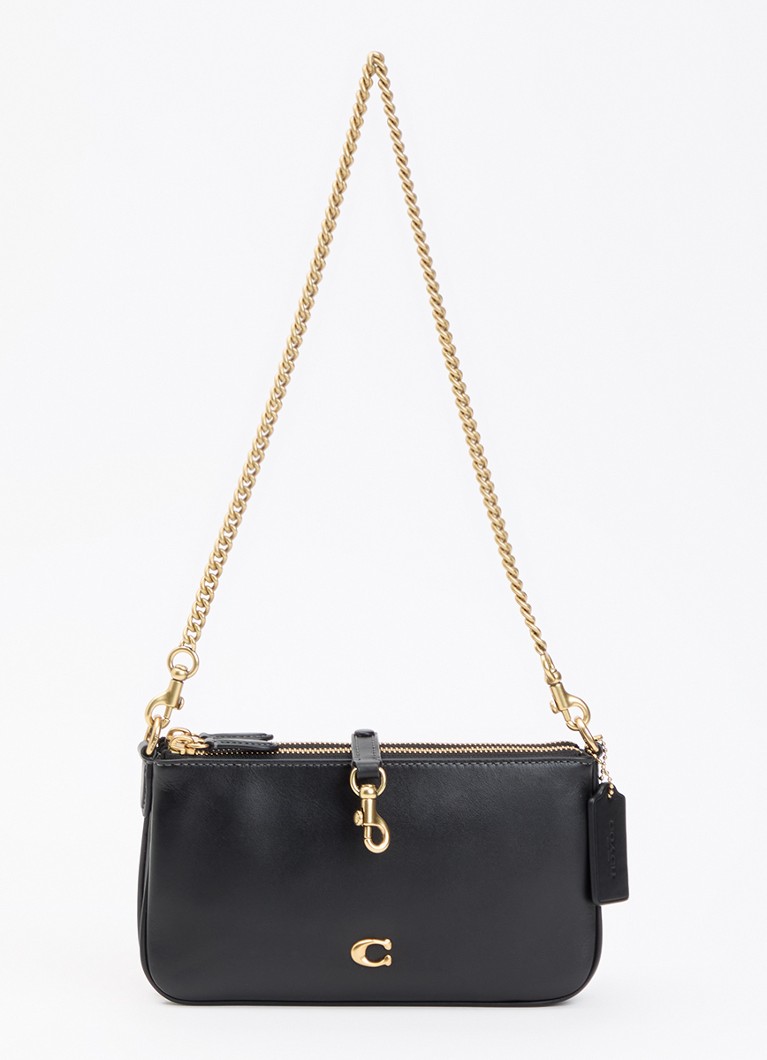 Coach Dames Audrey crossbodytas van kalfsleer met afneembare schouderriem