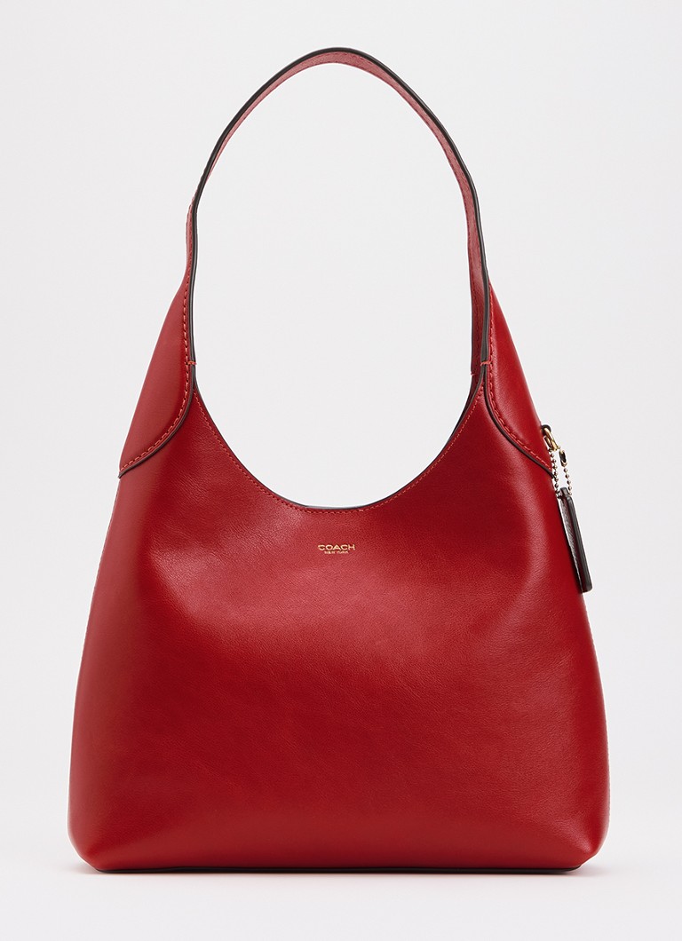 Coach Dames Brooklyn 28 schoudertas van leer in de kleur Rood, maat: 1SZ