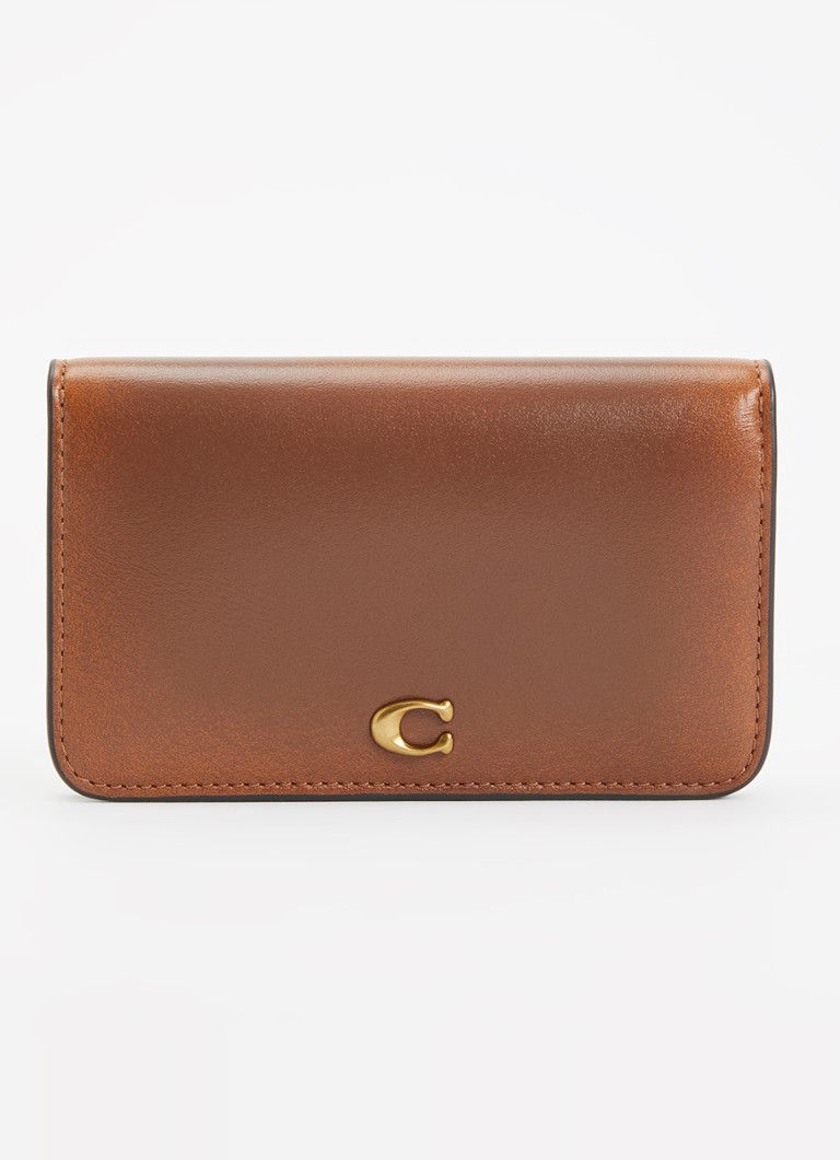 Coach Dames Loved L portemonnee van kalfsleer in de kleur Cognac, maat: 1SZ