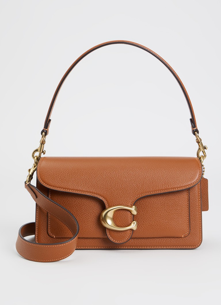 Coach Dames Tabby 26 schoudertas van leer met afneembare schouderriem in de kleur Cognac, maat: 1SZ
