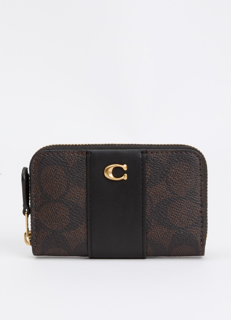 Coach Dames Essential portemonnee van leer in de kleur Kastanjebruin, maat: 1SZ
