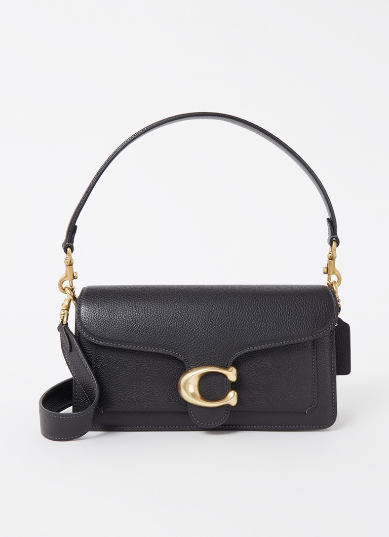 Coach Dames Tabby 26 schoudertas van leer in de kleur Zwart, maat: ONE SIZE
