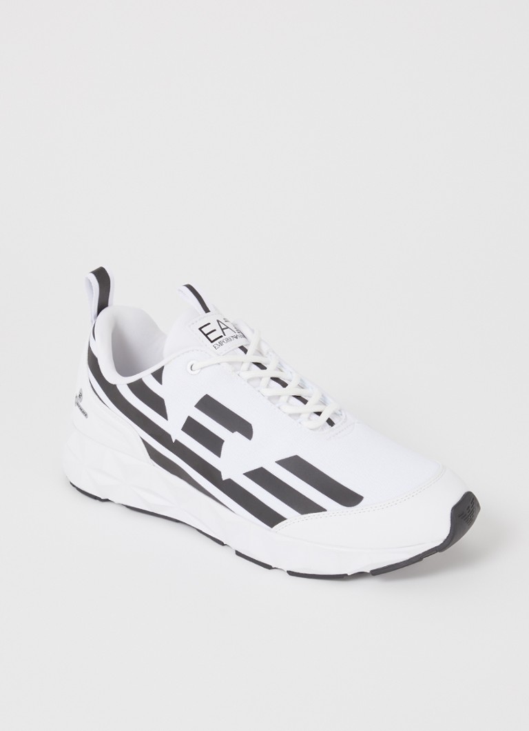 Armani Heren Sneaker met logo in de kleur Wit