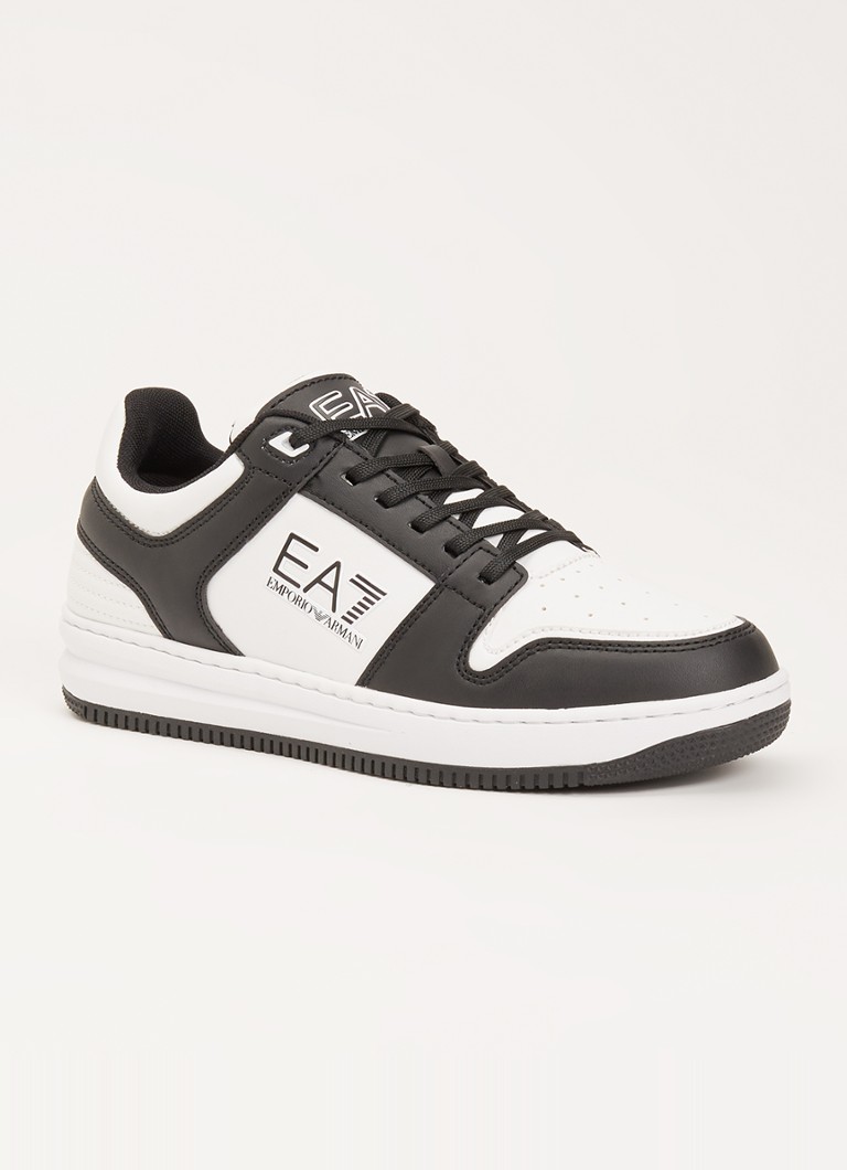 Armani Heren Sneaker met logo in de kleur Zwart