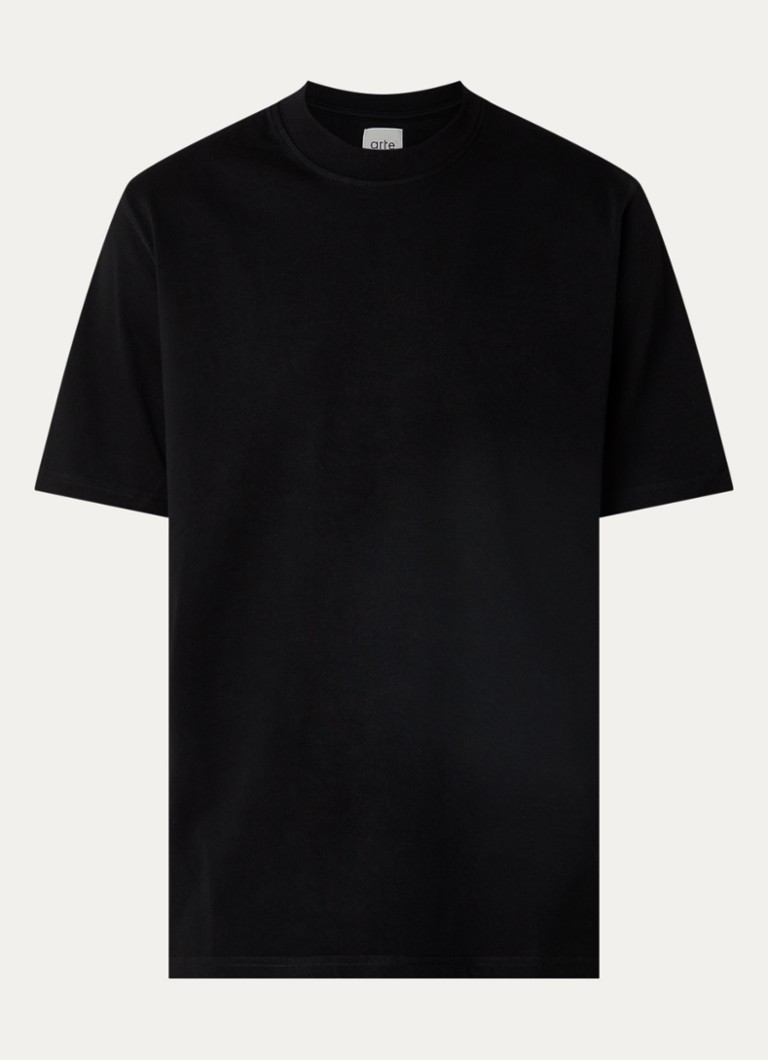 Arte Antwerp Heren T-shirt met backprint in de kleur Zwart, maat: XXL