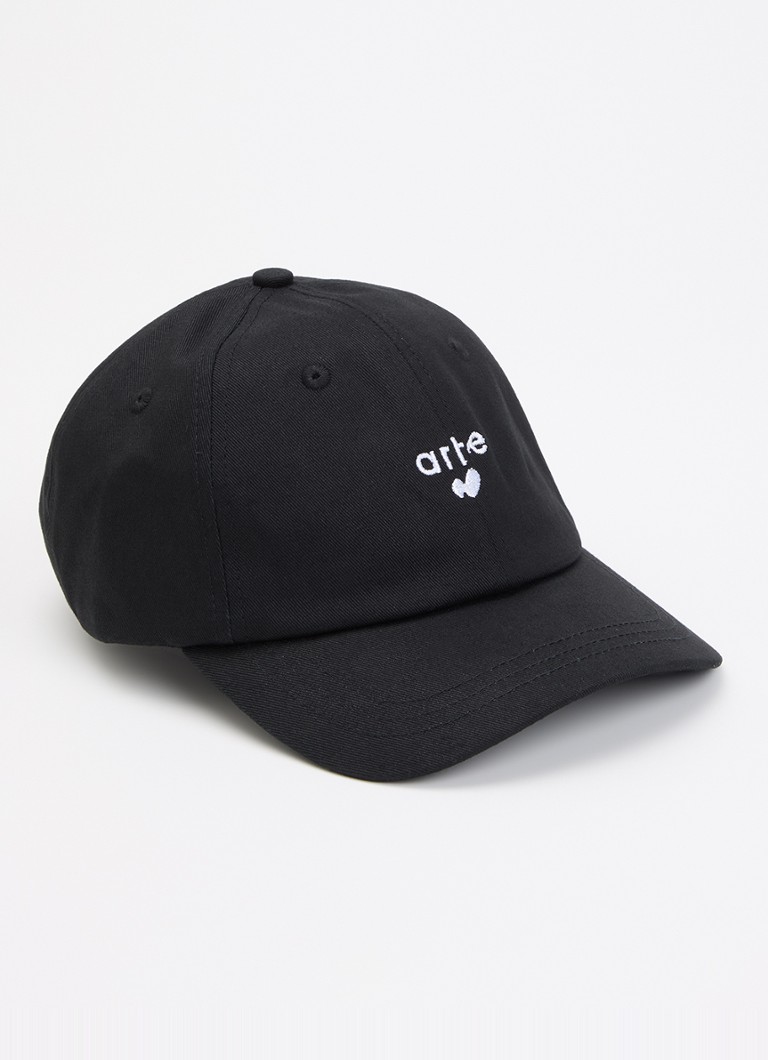 Arte Antwerp Heren Pet met logo in de kleur Zwart, maat: OS