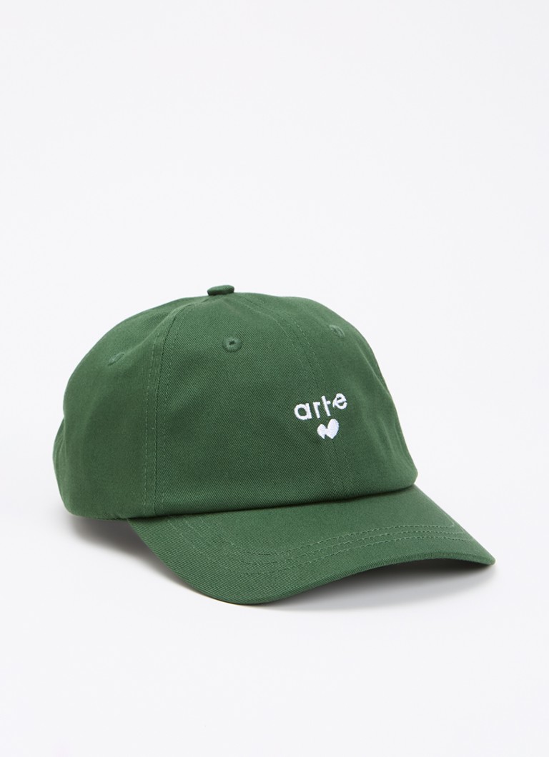 Arte Antwerp Heren Pet met logo in de kleur Groen, maat: OS