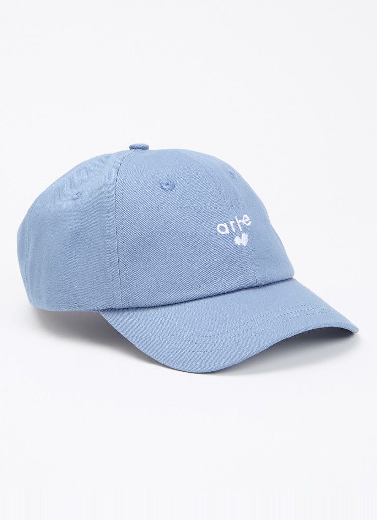 Arte Antwerp Heren Pet met logo in de kleur Staalblauw, maat: OS