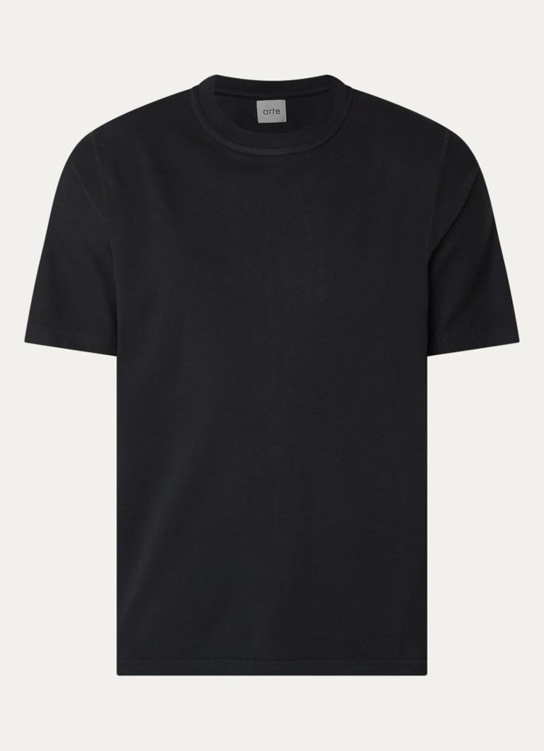 Arte Antwerp Heren Presents T-shirt met backprint in de kleur Zwart, maat: XXL