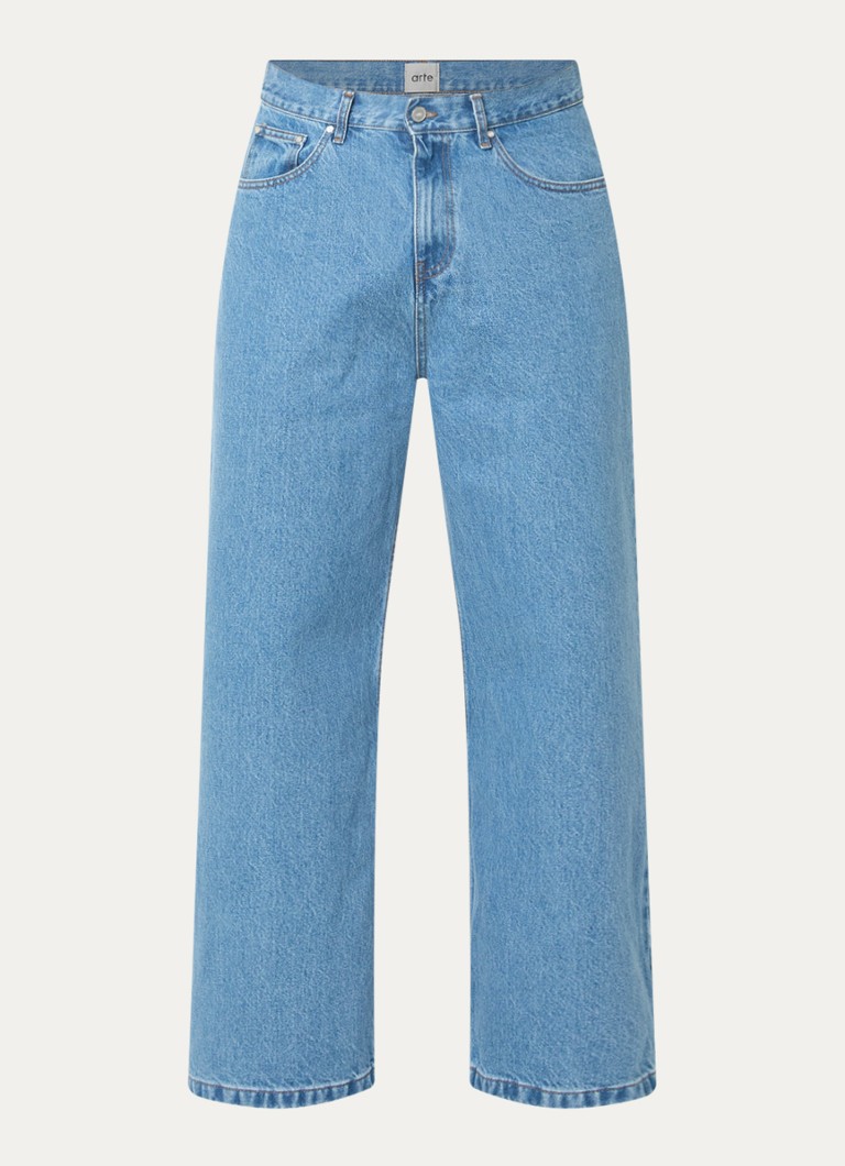 Arte Antwerp Heren Loose fit jeans met lichte wassing in de kleur Blauw, maat: 36
