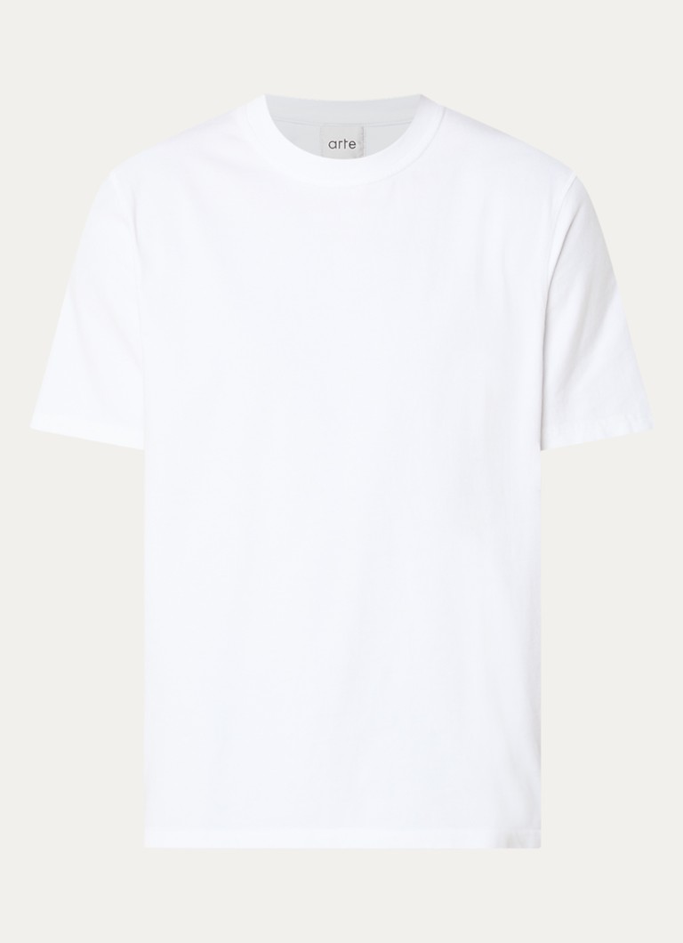 Arte Antwerp Heren T-shirt met backprint in de kleur Wit, maat: XXL