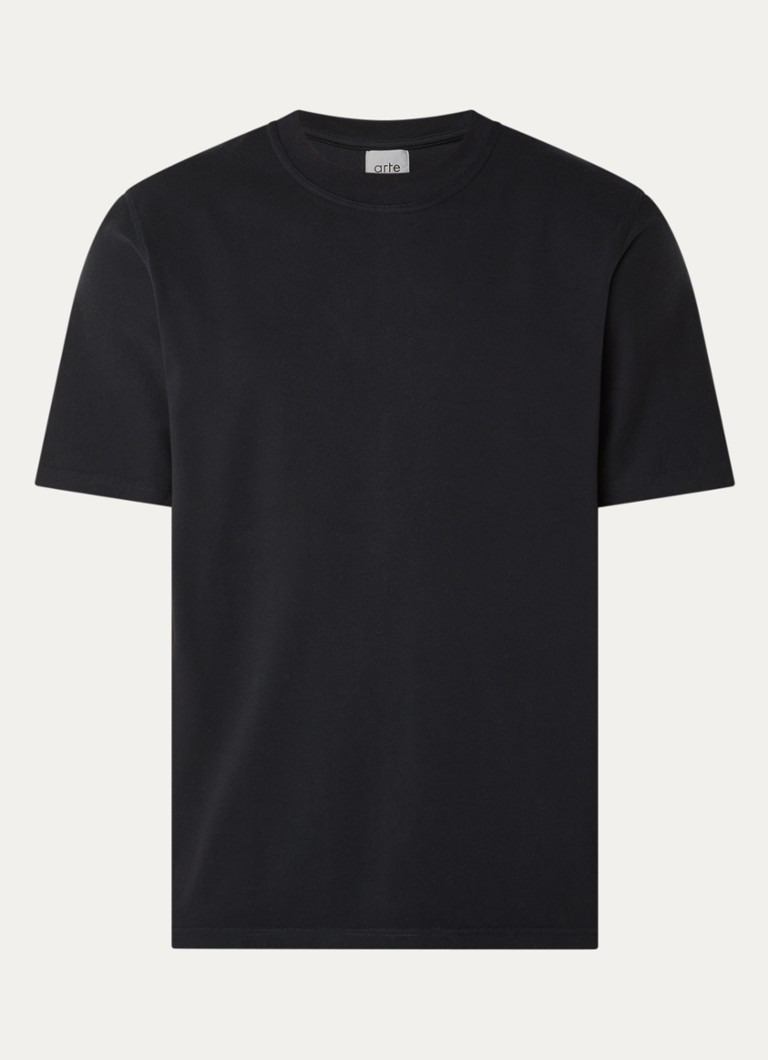 Arte Antwerp Heren T-shirt met backprint in de kleur Zwart, maat: XXL