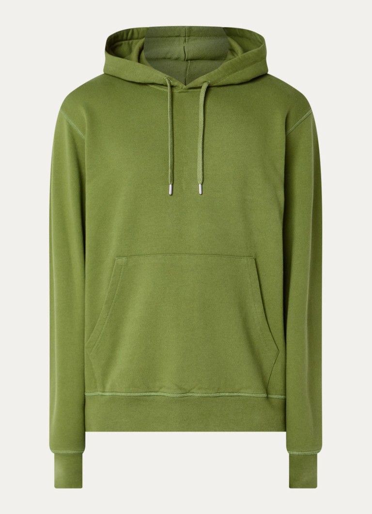 Arte Antwerp Heren Receipt hoodie met backprint in de kleur Groen, maat: M