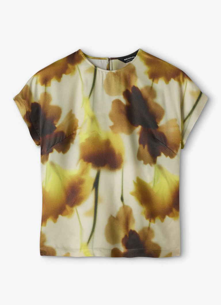 Whistles Dames Blouse met bloemenprint in de kleur Multicolor
