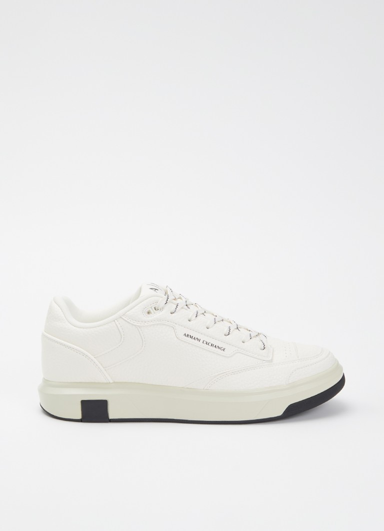 Armani Heren Sneaker met logo in de kleur Wit