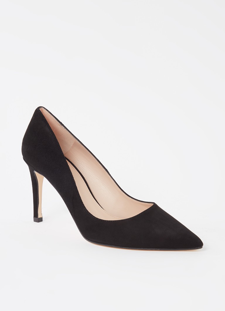 Whistles Dames Corie pump van suède in de kleur Zwart