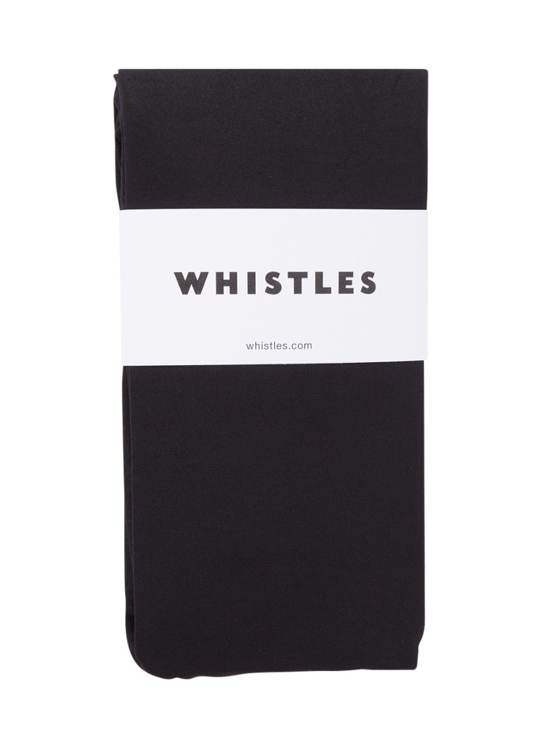 Whistles Dames Panty in 90 denier black in de kleur Zwart