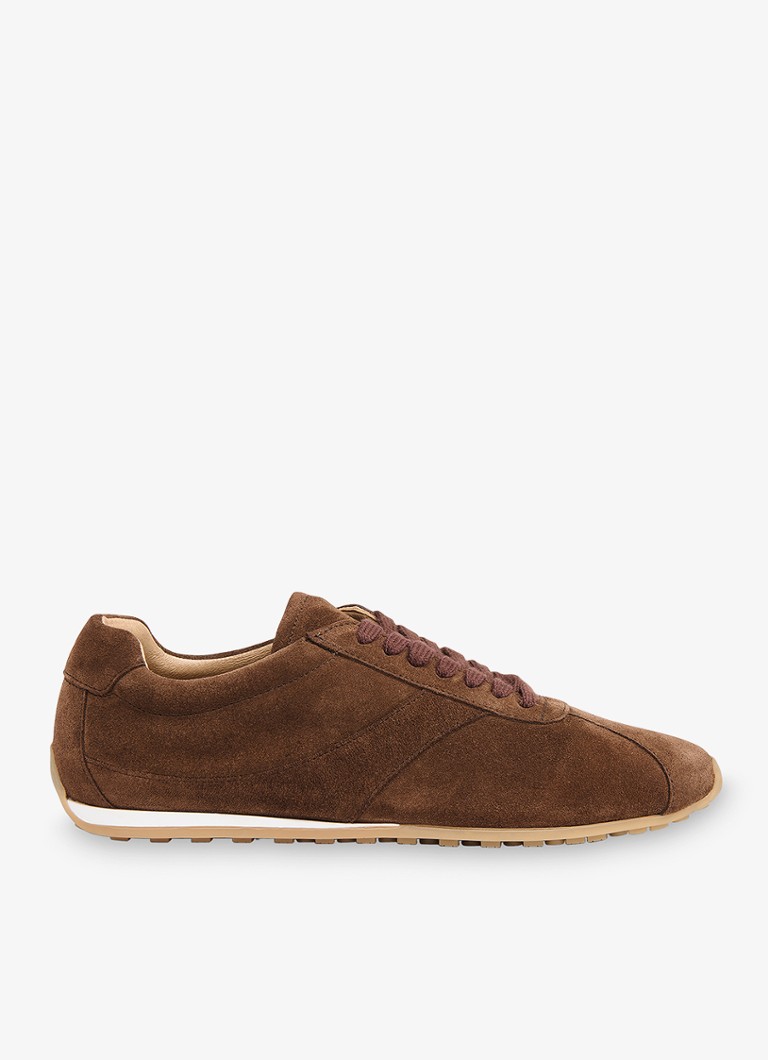 Whistles Dames Sneaker van suède in de kleur Bruin