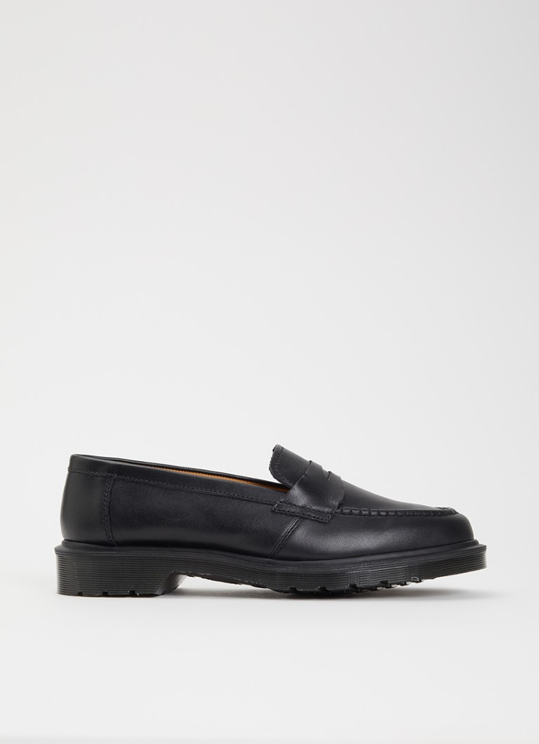 Dr. Martens Heren Delapre loafer van kalfsleer in de kleur Zwart, maat: 46
