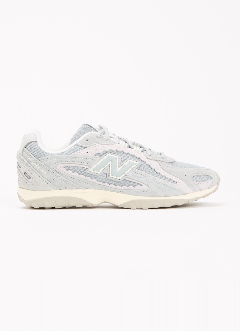 New Balance Dames 204L sneaker van mesh met details van suède in de kleur Lichtgrijs, maat: 37