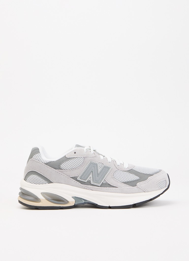 New Balance Dames 2010 sneaker van mesh met details van nubuck in de kleur Lichtgrijs, maat: 40,5