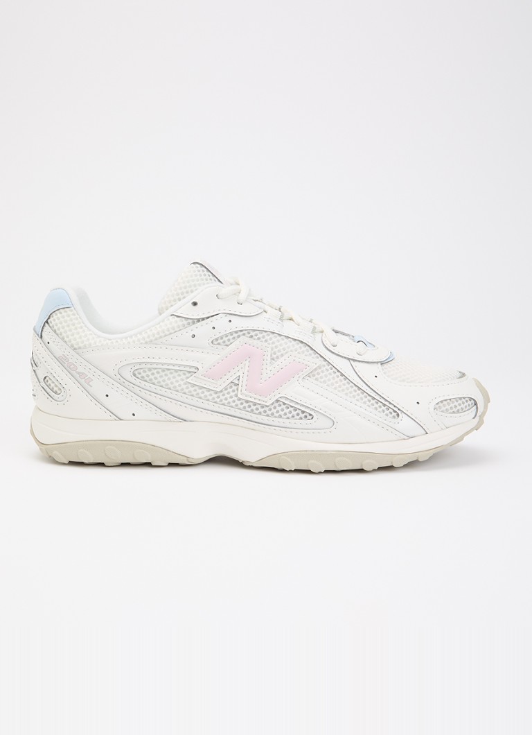 New Balance Dames 204L sneaker van mesh met details van suède in de kleur Ivoor, maat: 43
