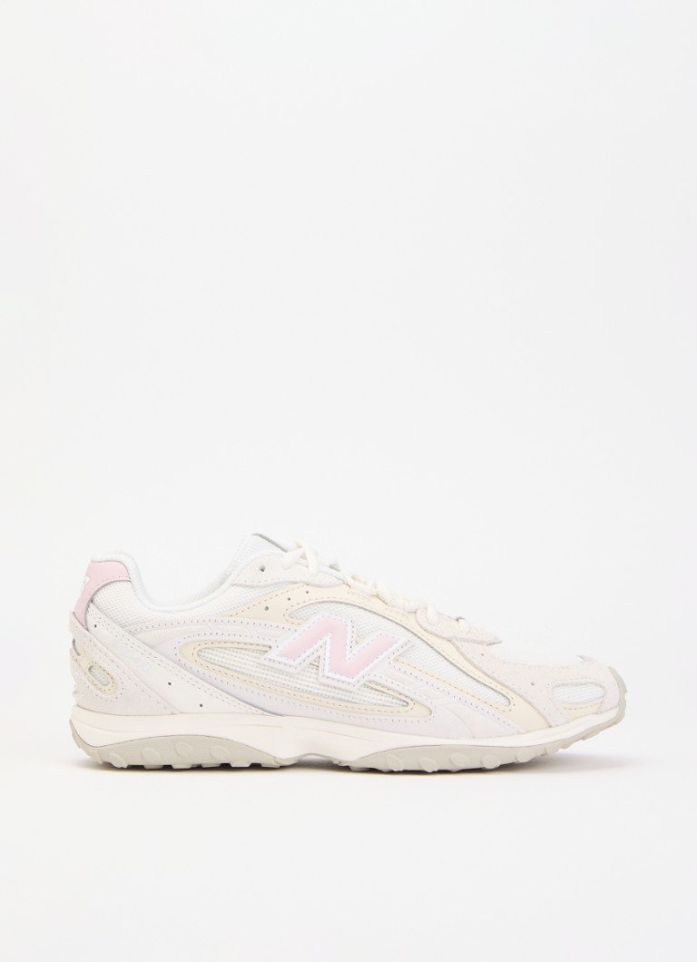 New Balance Dames 204L sneaker van mesh met details van suède in de kleur Gebroken wit, maat: 37