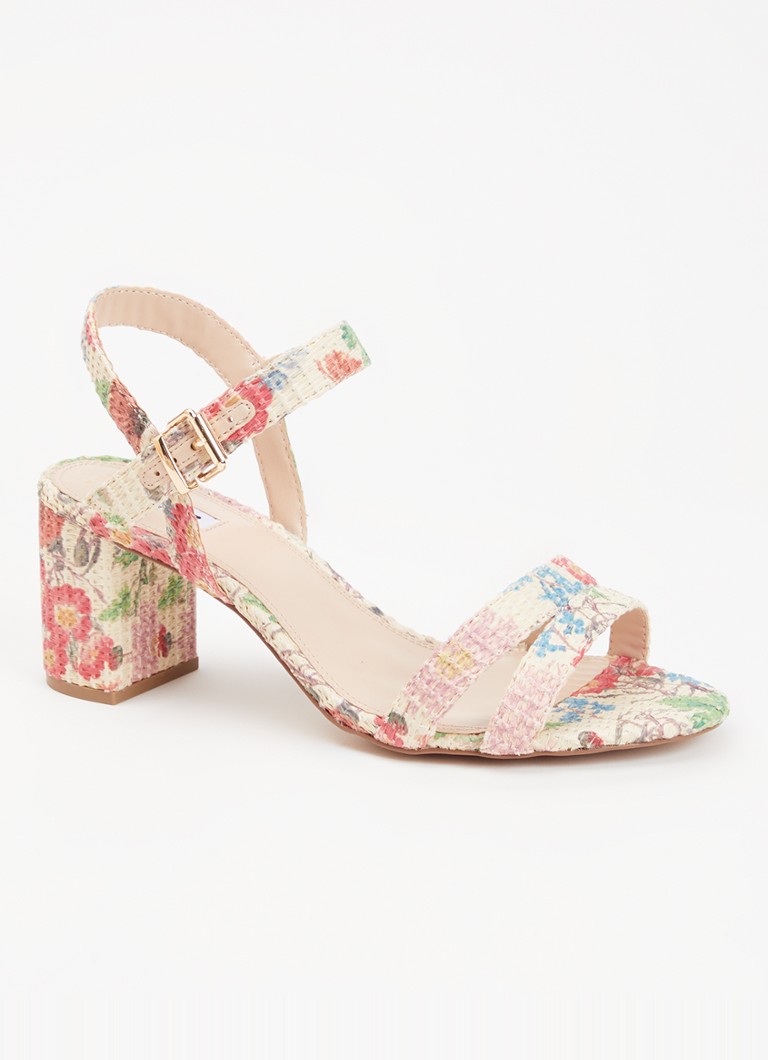 Dune London Dames Wide Fit Merisa sandalette van leer in de kleur Creme