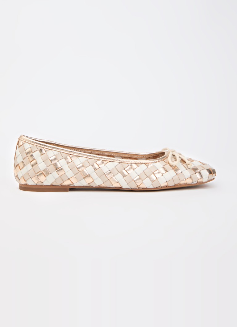 Dune London Dames Heat ballerina in de kleur Creme