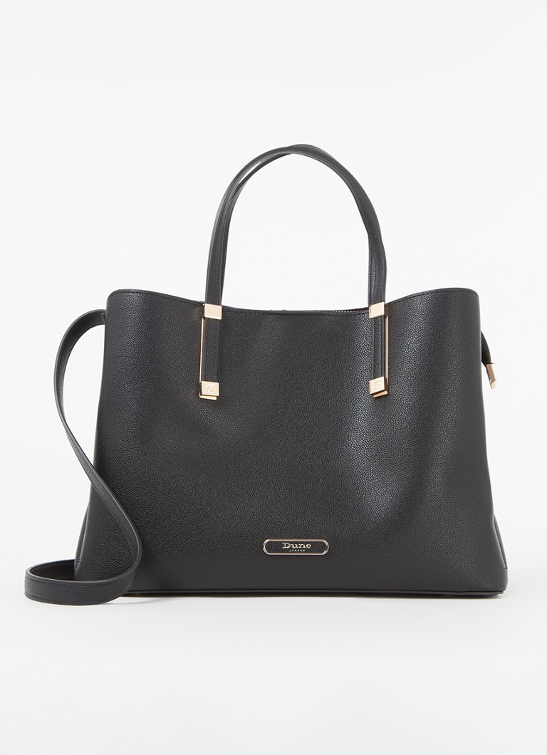 Dune London Dames Dorry schoudertas met afneembare schouderriem in de kleur Zwart