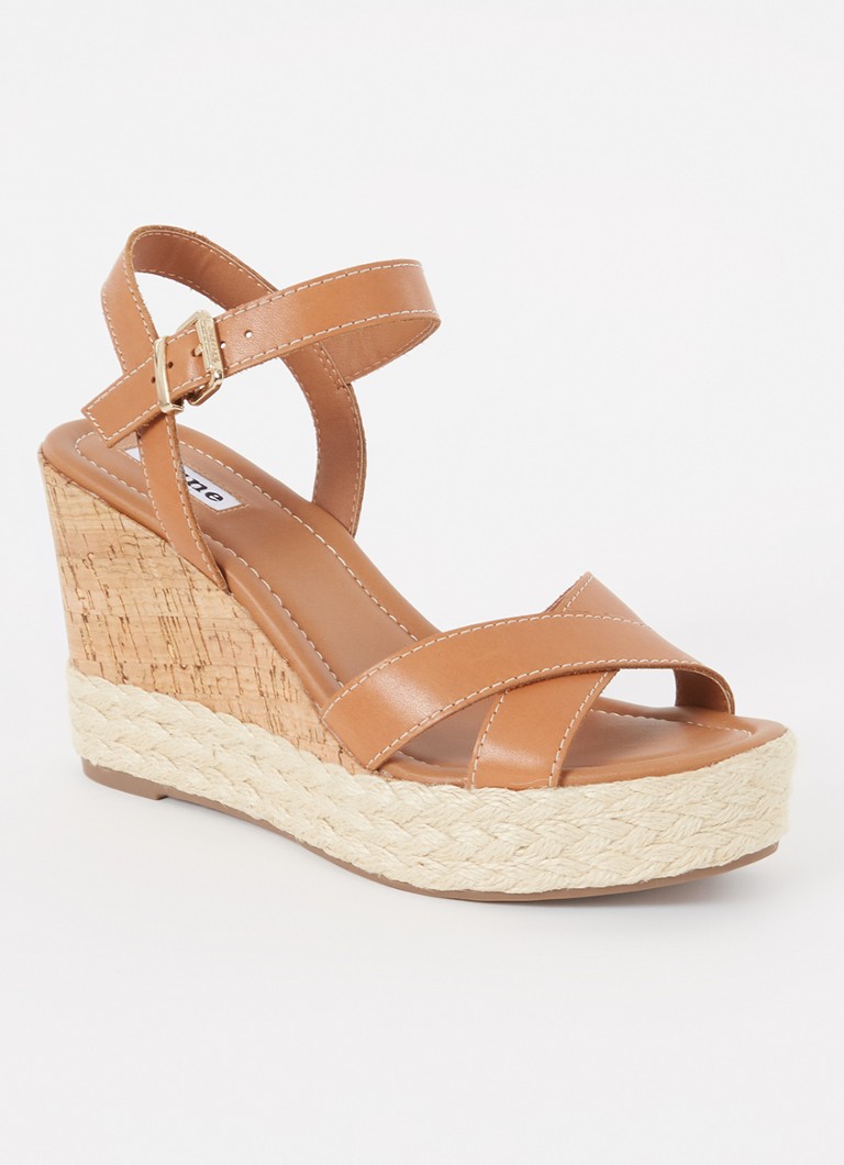Dune London Dames Kindest sleehak van leer in de kleur Roestbruin