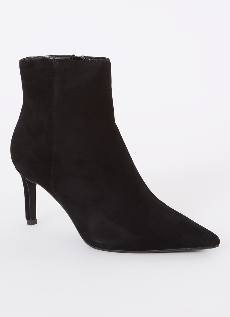 Dune London Dames Obsessively enkellaarsje van suède in de kleur Zwart