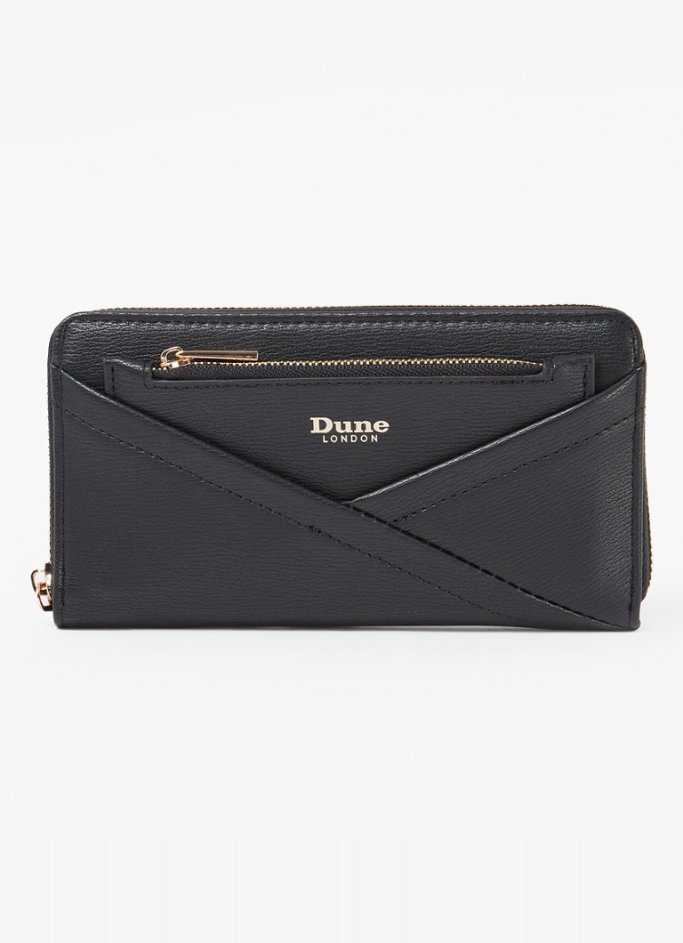 Dune London Dames Kelbey portemonnee met logo in de kleur Zwart