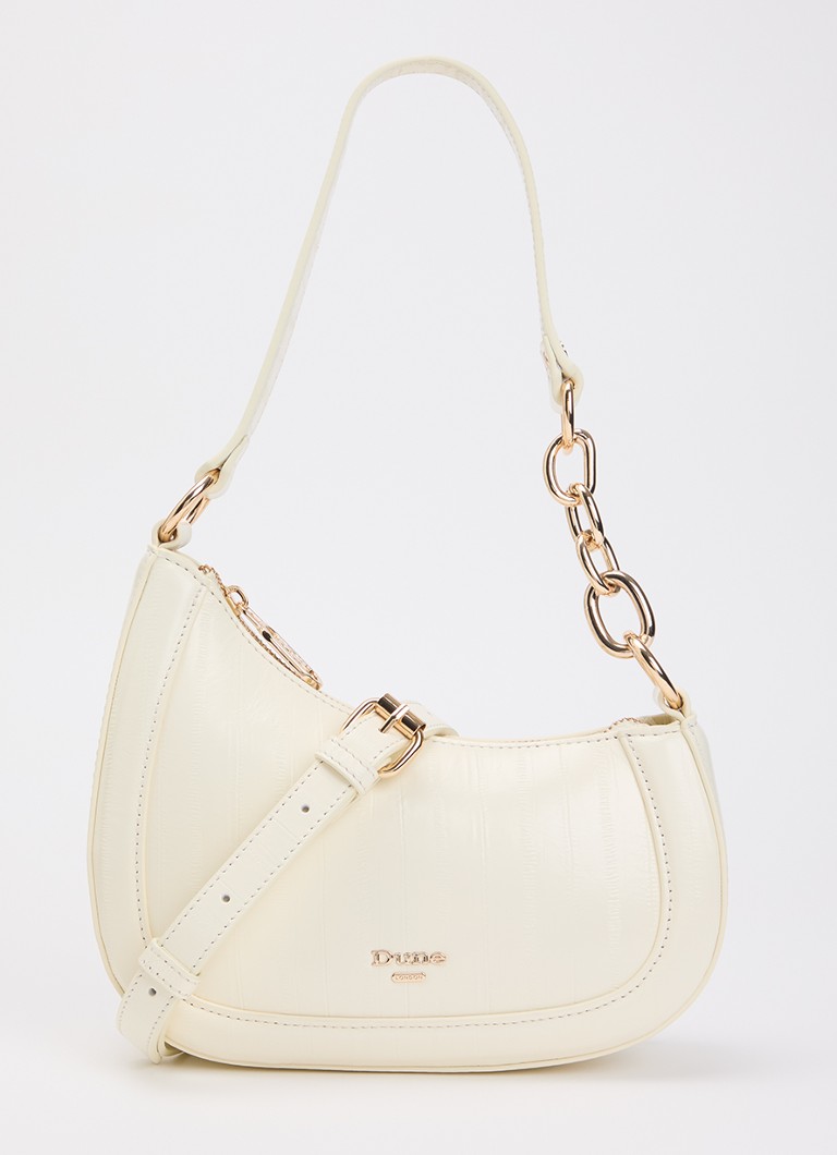 Dune London Dames Direction schoudertas met kettingdetail in de kleur Taupe