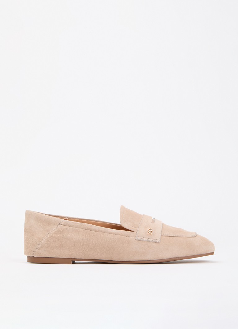 Dune London Dames Glances loafer van leer in de kleur Beige
