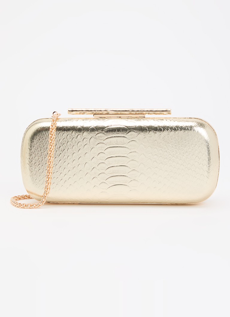 Dune London Dames Body clutch van leer in de kleur Goud