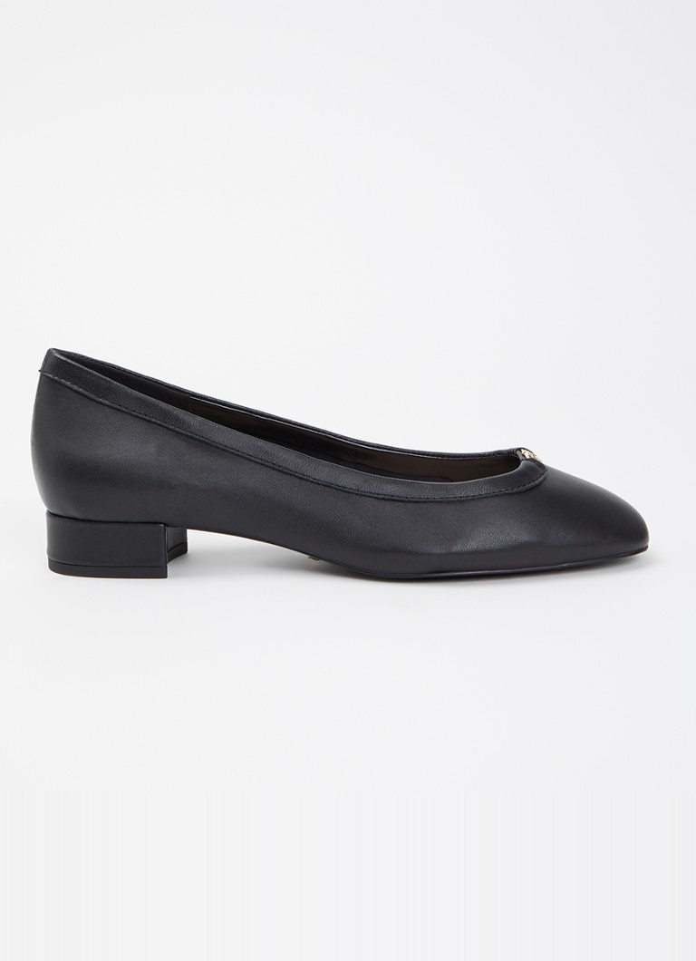 Dune London Dames Approve ballerina met logo in de kleur Zwart