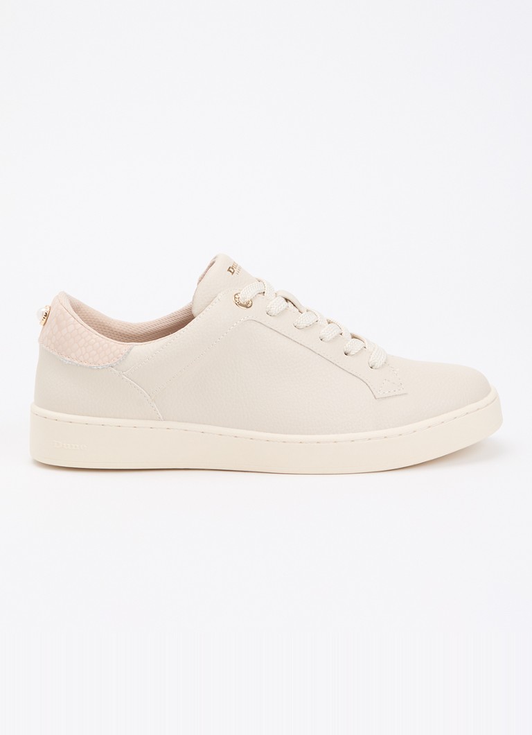 Dune London Dames Emba sneaker in de kleur Creme