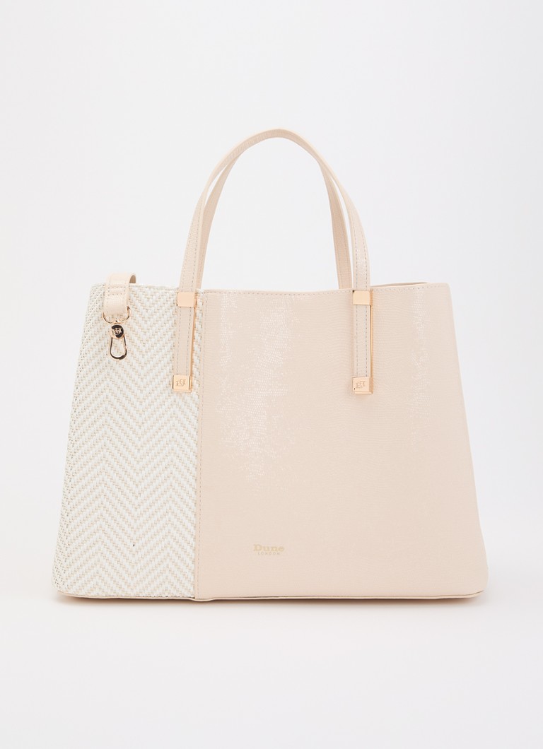 Dune London Dames Dorry schoudertas met afneembare schouderriem in de kleur Creme
