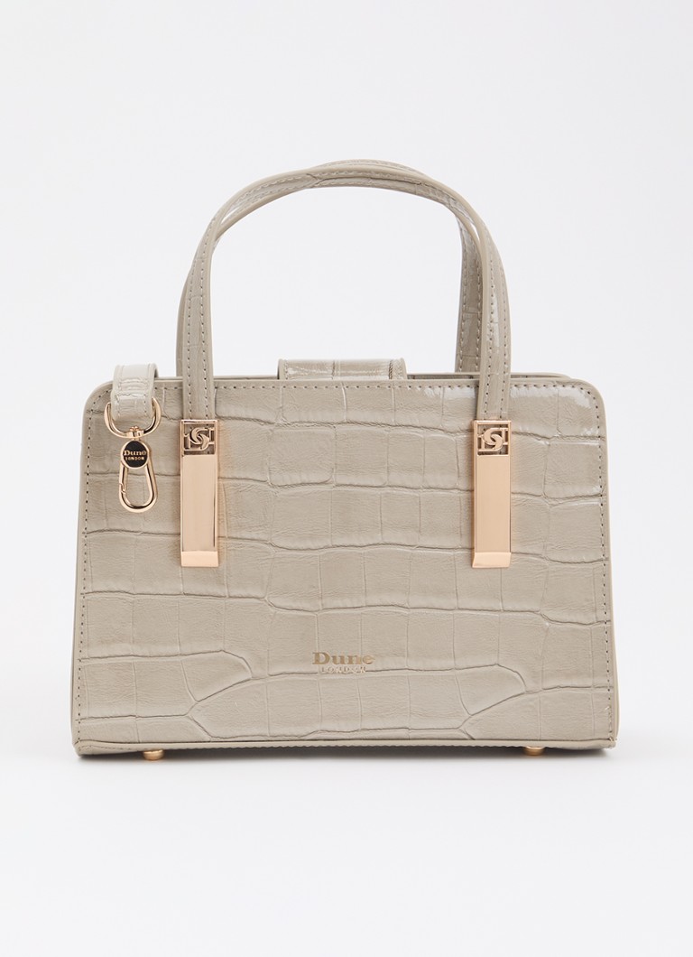 Dune London Dames Dinkeydenbey handtas met afneembare schouderriem in de kleur Grijs