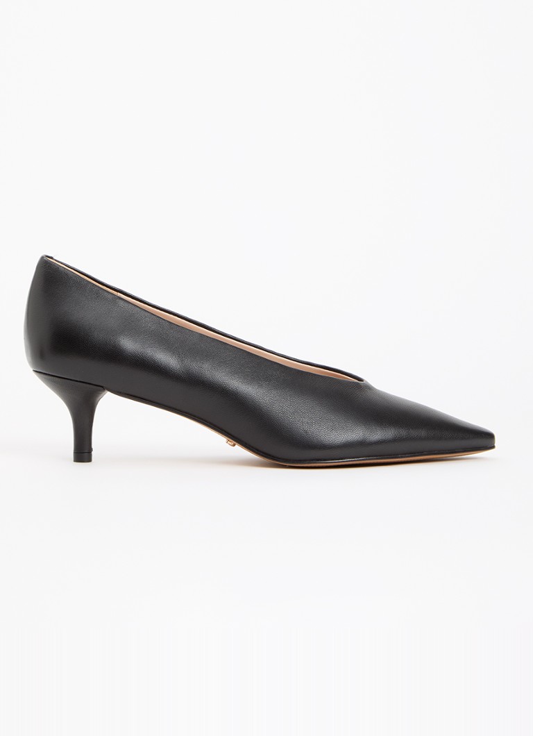 Dune London Dames Aris pump van suède in de kleur Zwart