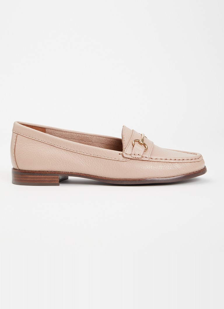Dune London Dames Glenny loafer van leer in de kleur Roze