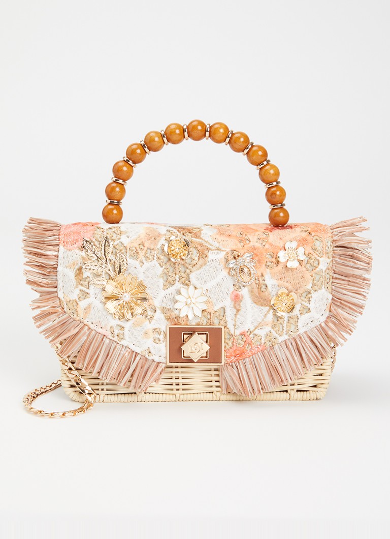Dune London Dames Blooms crossbodytas met afneembare schouderriem in de kleur Oranje
