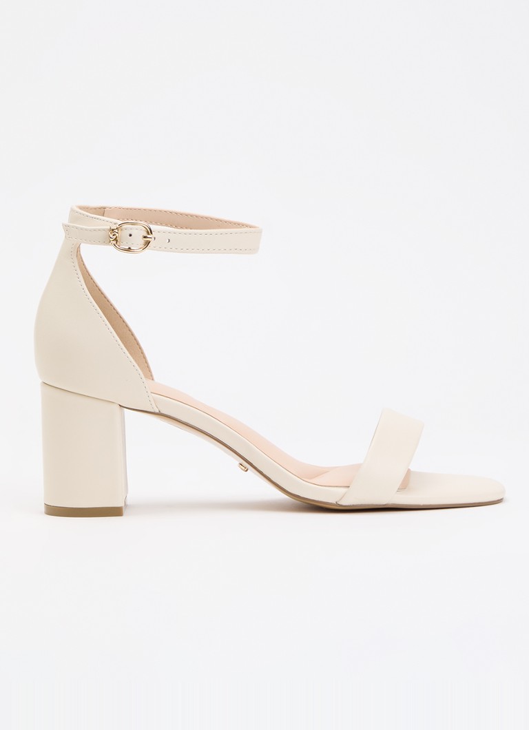 Dune London Dames Wide Fit Melins sandalette in de kleur Ivoor