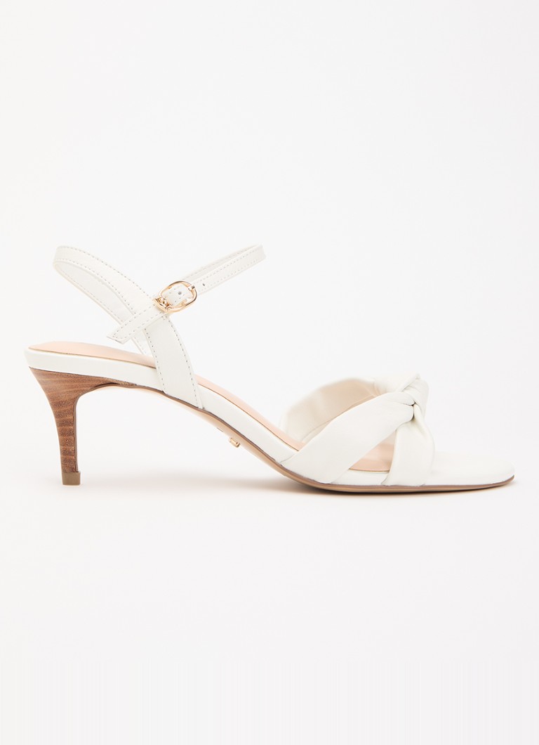 Dune London Dames Madisons sandalette van leer in de kleur Wit