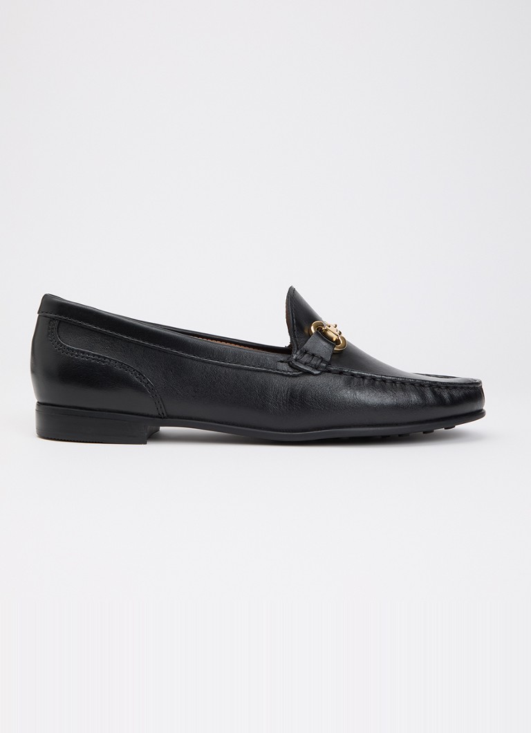 Dune London Dames Glena loafer in de kleur Diepzwart