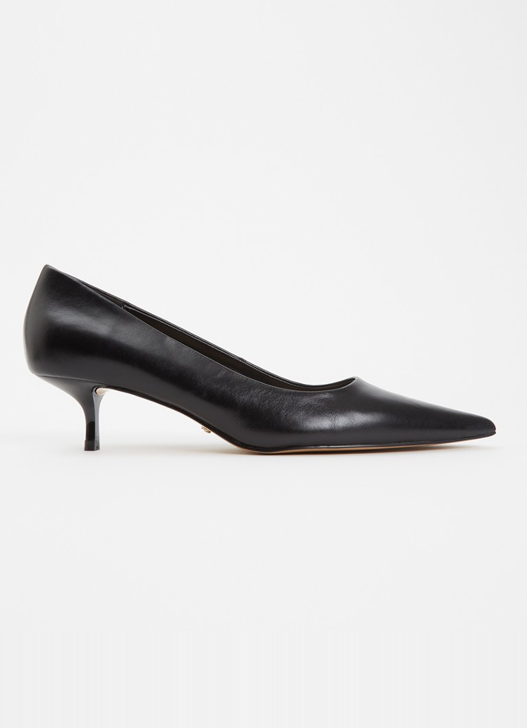 Dune London Dames Amira pump met slangenprint in de kleur Zwart