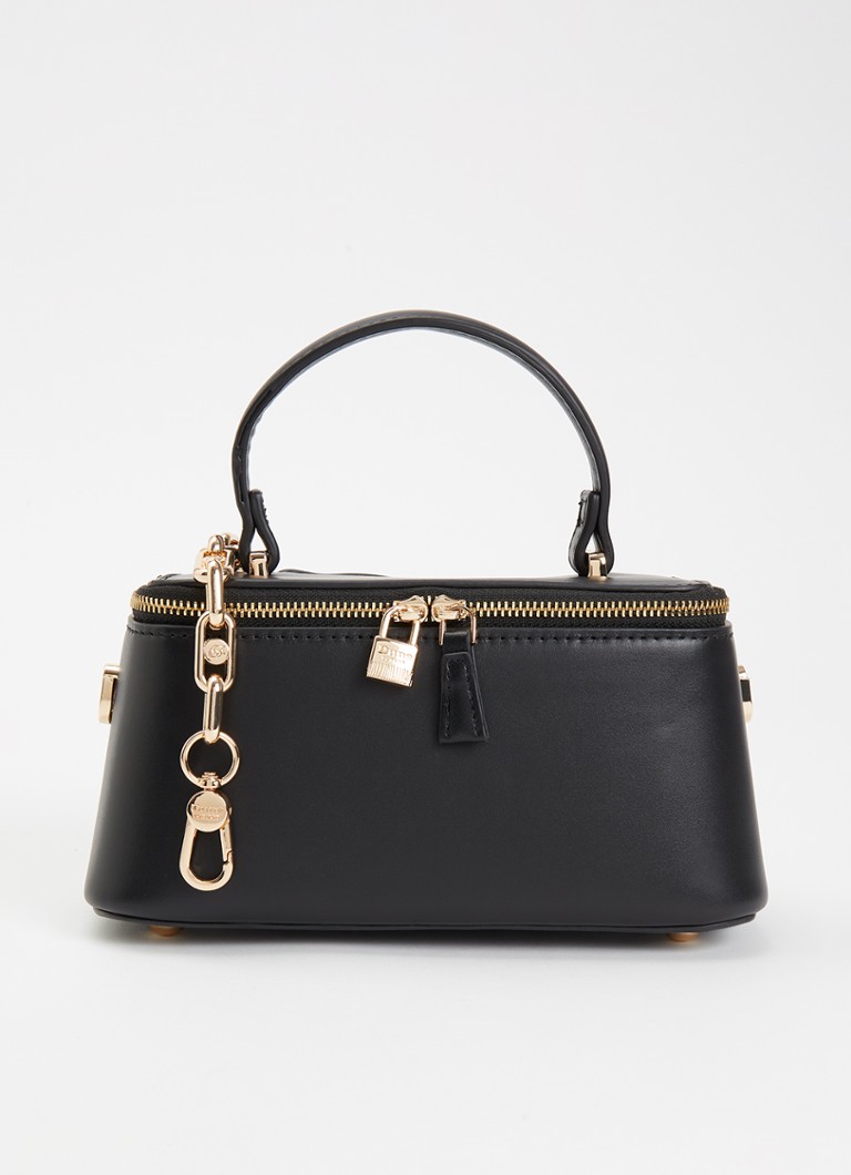 Dune London Successful make-up tas met afneembare schouderriem Diepzwart