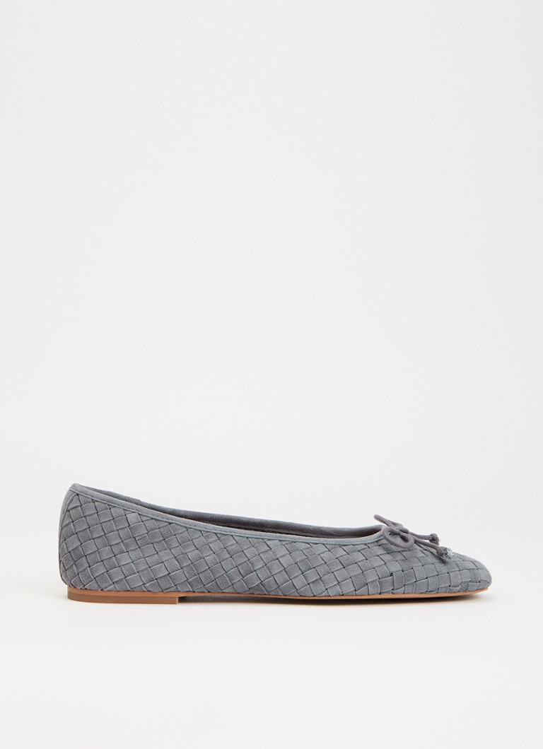 Dune London Dames Heat ballerina in de kleur Grijs