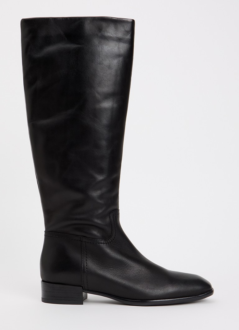 Dune London Dames Toova laar van leer in de kleur Zwart